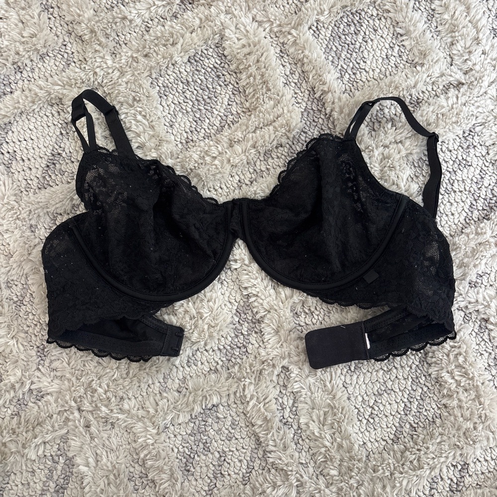 Victorias Secret Lace Unlines Balconette Bra